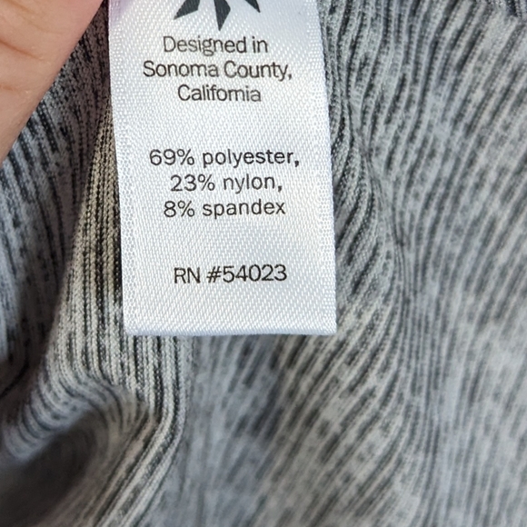 Athleta Microstripe Henley Maxi Dress - Picture 9 of 9